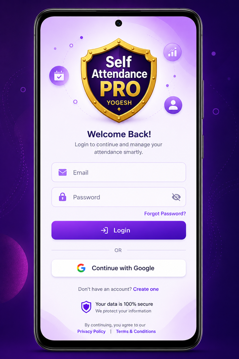 Self Attendance Pro login screen